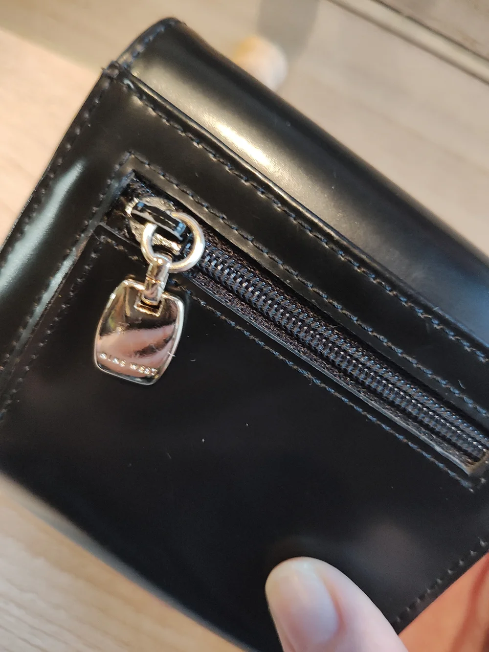 Nine West Black Patent Wallet